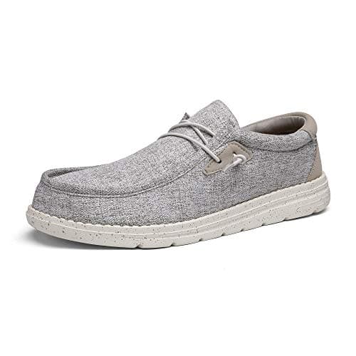 Bruno Marc Men's Casual Slip-on Loafers Stretch Shoes,Size 6.5,Beige,BLS211