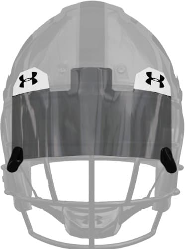 Under Armour Standard Football Helmet Visor, Grey