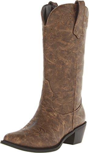 Roper Women's Western Embroidered Fashion Boot Tan Boot 6 B - Medium