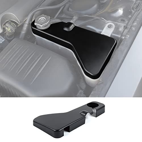 JWWY Coolant Reservoir Cover Trim for Dodge Challenger Charger 2011-2023+