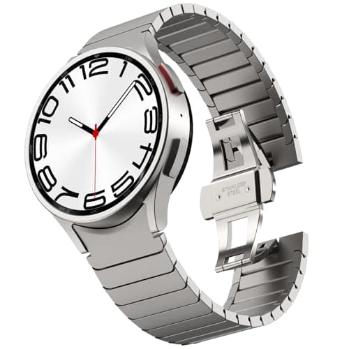 KADES No Gap Metal Link Band for Galaxy Watch 7/6/5/4/Classic/Pro 40-47mm