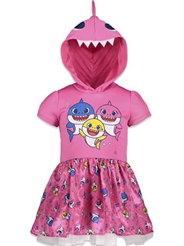 Pinkfong Baby Shark Infant Baby Girls Costume Dress 6-12 Months Pink