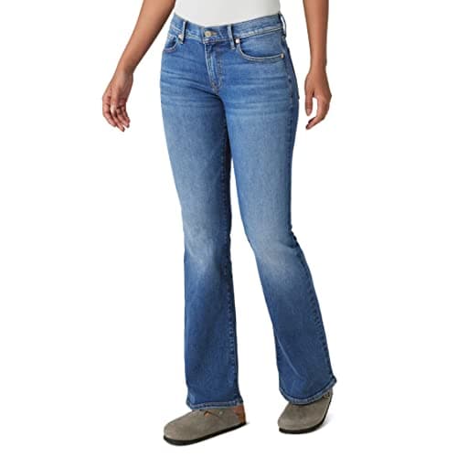 Lucky Brand Women's Mid Rise Sweet Flare Jean, Something Sweet, 28W x 32L