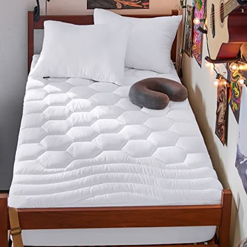 Bedsure Twin XL Mattress Pad, Mattress Topper with 8-21 Inches Deep Pocket