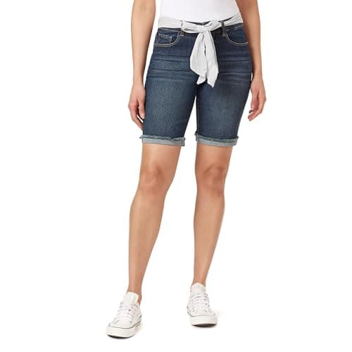 Angels Forever Young Women's Signature Belted Bermuda, Edmonton, 6