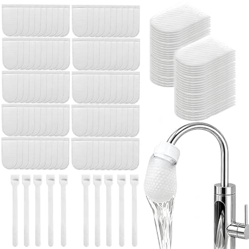 Faucet Filter Cotton Bag, 100 PCS High Density Faucet Filter Bag