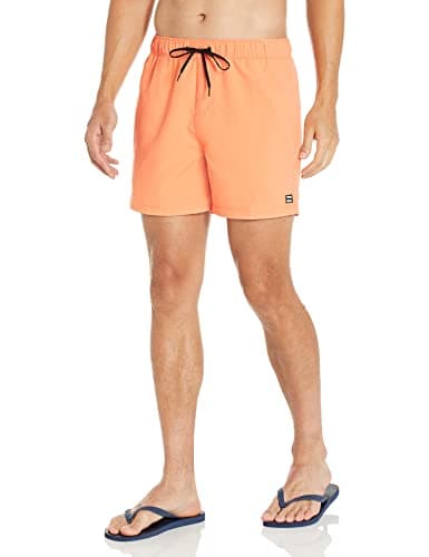 Billabong mens Classic Elastic Waist Boardshort Swim Trunk, 16 Inch Outseam Board Shorts, Melon, X-Small US
