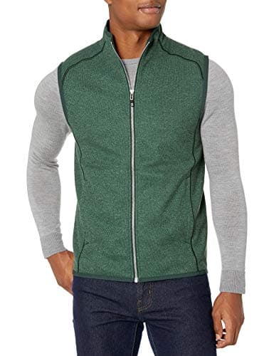 Cutter & Buck mens Fleece Vest, Green, Medium US