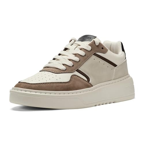 Kenneth Cole Reaction Men's Dover, Ivory/Medium Brown Multi, 11.5 Medium