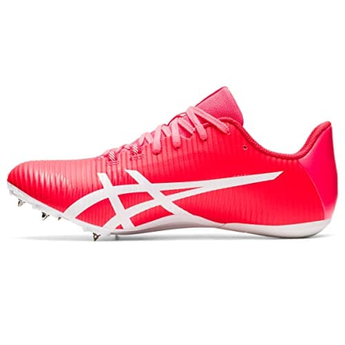ASICS Unisex Hypersprint 8 Track & Field Shoes, 11M / 12.5W, Diva Pink/White