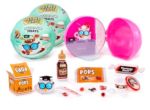 MGA's Miniverse Make It Mini Treats (2-Pack), Mini Collectibles - Mystery Blind Packaging, Candy Theme, DIY, Resin Play, Replica Food, NOT Edible, Collectors, Gift, 8+