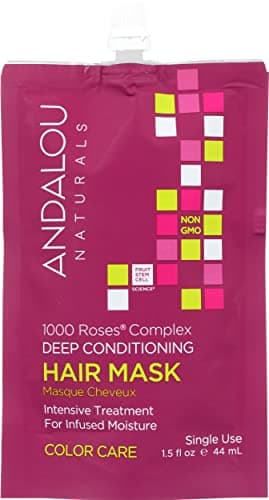 Andalou Naturals 1000 Roses Complex Color Care Deep Conditioning Hair Mask 1.5 oz. Hair Care