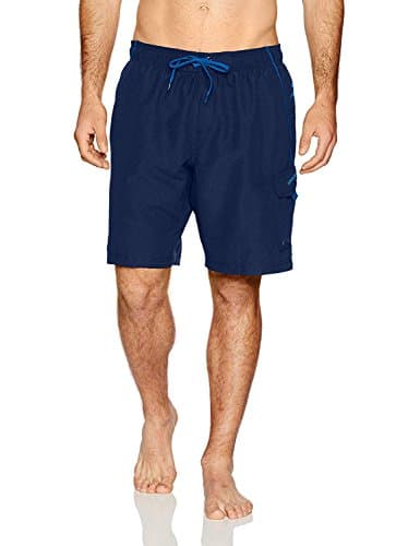 Speedo Mens Swim Trunk Knee Length Marina ii Volley 20, Speedo Navy, Large US