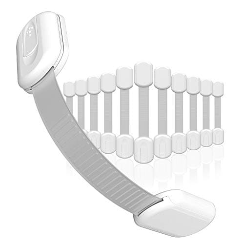 SKYLA HOMES Child Safety Cabinet Locks, White, 12 Pack
