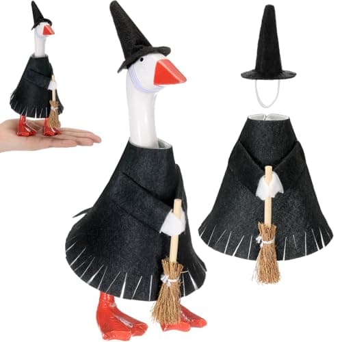 Abbylike Halloween 7 Inch Desk Goose Outfits, Witch