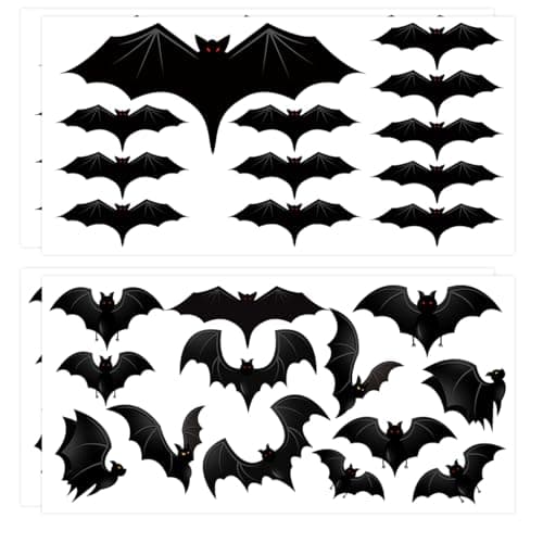 50Pcs Cartoon Stickers Pack Halloween Vinyl Decals for Scrapbook Laptop Water Bottle Party Decoration Indoor Outdoor DIY Spooky Decor Car Hat Hard Bike Bottles Wall