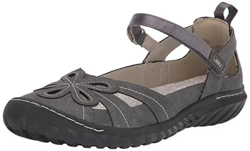 JBU Women's Magnolia Classic Comfort Casual Lightweight Memory Foam APMA Accepted Mary Jane Walking Flat