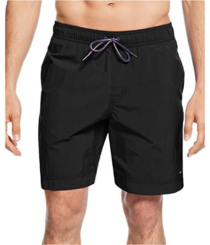Tommy Hilfiger mens Big & Tall the Tommy Short Swim Trunks, Dark Sable, 4X-Large Tall US