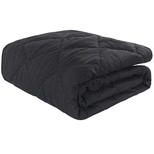 NTBAY Oversized Toddler Down Alternative Comforter, 43 x 60, Black