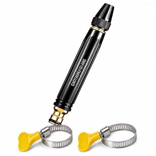 Yuirote Home High-Pressure Car Wash Water Gun with Booster Nozzle, Portable Water Saving High Pressure Washing Gun for Household Car Cleaning, Outdoor Yard, Patio and Surface Deep Cleaning