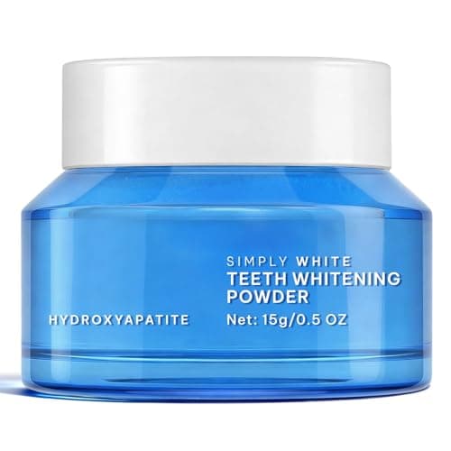 Enamel-Safe Teeth Whitening Powder - Hydroxyapatite - Gentle on Teeth - No Sensitivity Formula - Removes Stains - Long-Lasting Freshness - Breath Freshening Whitening Powder- 30 g (1 ounce)