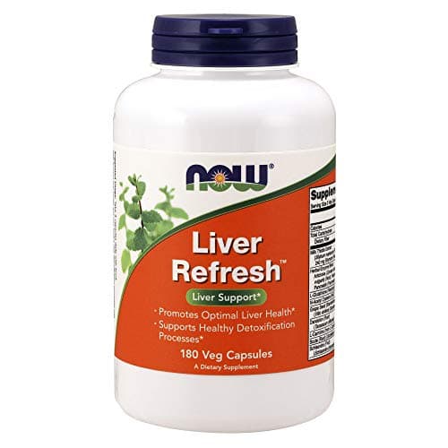 NOW Foods Liver Refresh Veg Capsules,180 Capsules (Pack of 2)