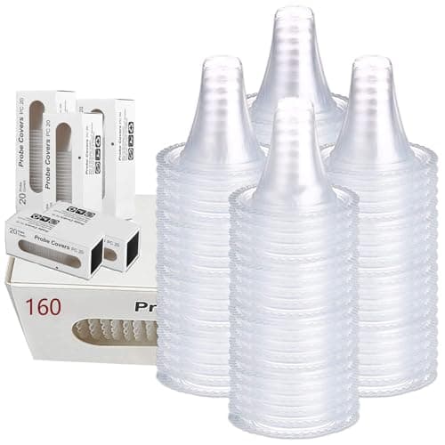 160 Counts Ear Thermometer Probe Covers Disposable Refill Caps