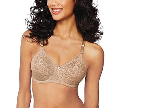 Bali #3432 Lace-n-Smooth Underwire NUDE 38 C