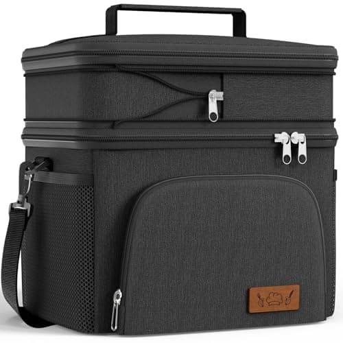 HOTOR Insulated Lunch Box Men Women Leak-Proof Cooler Lunch Bag 20L