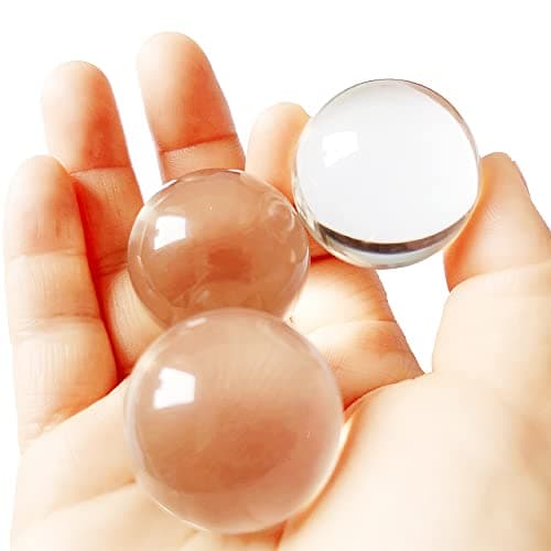 DSJUGGLING 3 of 1.5 Inches Clear Acrylic Balls, 38mm Transparent PMMA Ball