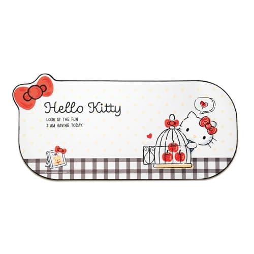 Kuitmor Kawaii Anime Cat Mouse Pad, Non-Slip Waterproof Desk Mat for Keyboard, Durable Large Extended Mouse Pad with Bowknot Shape Edge for Office Gaming - HLK