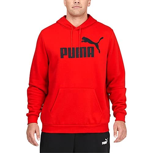 PUMA Essentials Big Logo Fleece Hoodie High-Risk Red SM