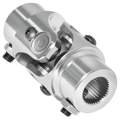 1" DD X 3/4"-36 Spline Steering Shaft Universal U Joint Automotive Replacement Universal Joints Coupler U-Joint Coupling