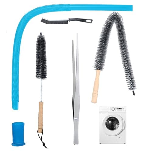Minify 5 Pcs Dryer Vent Cleaner Kit Compatible with Most Vacuum Cleaner