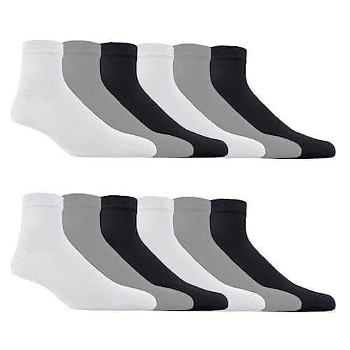 Vinco Ankle socks thin- No show socks Breathable,Lightweight low Cut men women socks Casual Athletic 9-11 (12 Pairs Multi)