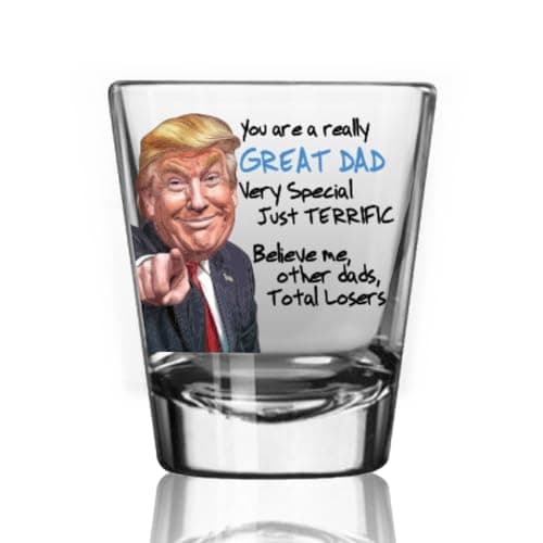 Funny Novelty Shot Glass for Dad - for Husband, or Stepfather (110-15193-D, SHOT GLASS)