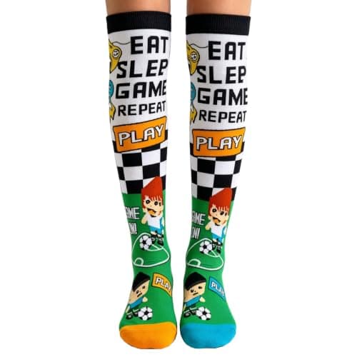 MITUN SEMI Kids Knee High Socks Funny Crazy Socks for Boys Girls