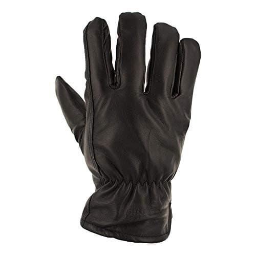 Carhartt Men's Insulated Synthetic Leather Open Cuff Glove, Black, Medium
