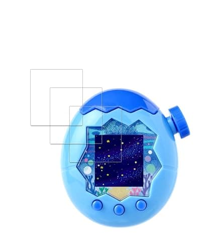 BOVUGAC [3 Pack] for Tamagotchi Paradise Screen Protector, Clear TPU Soft Film Compatible with Tamagotchi Paradise,Anti-Scratch Ultra-Thin
