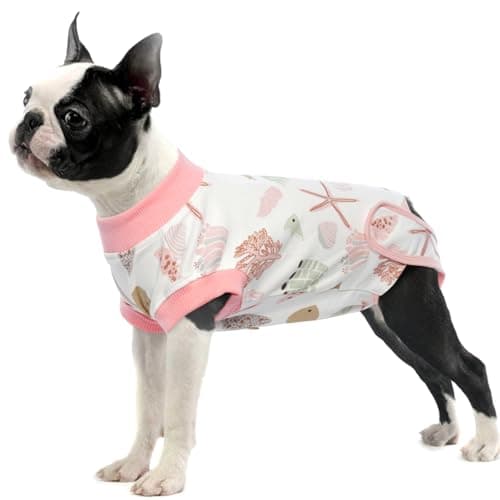 IDOMIK Dog Recovery Suit for Neuter Spay,Anti-Licking Dog Surgical Bodysuit