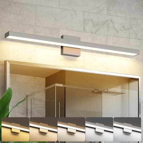 Joosenhouse LED Bathroom Vanity Light 5CCT Dimmable Bathroom Light Fixture
