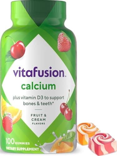Vitafusion Calcium Gummies | 500 mg | 100 Adult Gummy Vitamins