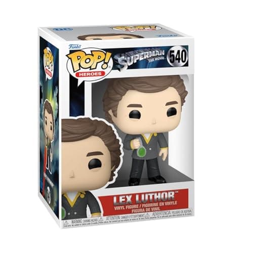 Funko Pop Movies: Superman - (1978) - Luthor - 1/6 Odds for Rare Chase Variant - Superman 1978 - Collectable Vinyl Figure - Gift Idea - Official Merchandise - Toys for Kids & Adults