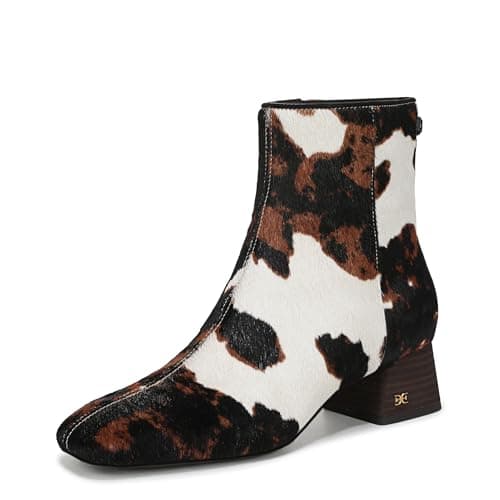Sam Edelman Women's Paige Ankle Boot, Brown Multi, 6.5