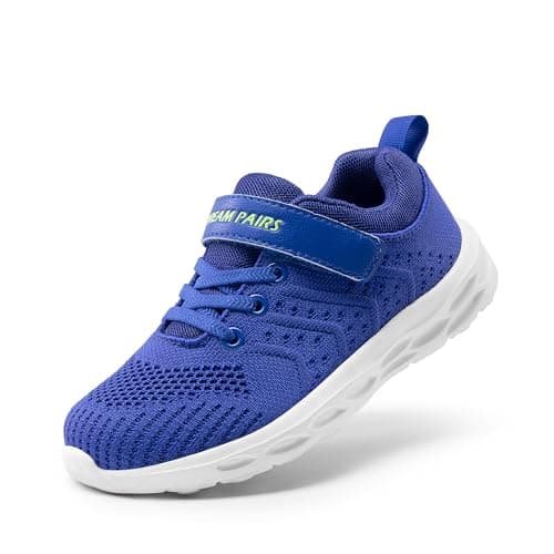 DREAM PAIRS Boys Girls Shoes Kids Tennis Footwear EZ-Ons GoGetters Running Athletic School Sneakers for Little/Big Kid,Size 10 Toddler,Royal/Blue/Green,KD18001K