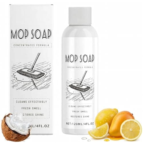 CrySPKaine Brazilian Waves Mop Soap for Floor Cleaning, Luxury Mop Soap Brazilian Waves Multi Purpose Cleaner, Residue-Free for Hardwood & Tile, Robot Vacuum Compatible, 120ml (1 Pack)