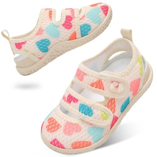 Centipede Demon Toddler Sandals Little Girls Sandals Adjustable Kids Aqua Socks Barefoot Summer Shoes Quick Dry Lightweight for Beach Pool Indoor Outdoor 6-6.5 Toddler