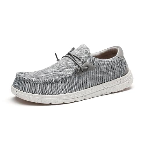 Bruno Marc Men's Casual Slip-on Loafers Stretch Shoes,Size 7.5,Splice Grey,BLS211