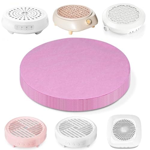 200 Sheets Nail Dust Collector Filter Paper Compatible with MelodySusie Nail Dust Collectors, Models HPro/SProR/SPro/XC320J, Disposable Nail Paper Sheets Nail Tech Supplies Accessories for Home Salon