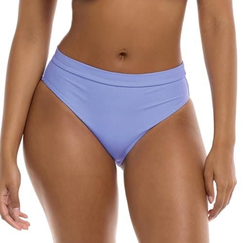 Body Glove Women's Standard Smoothies Marlee Solid High Waisted Bikini Bottoms